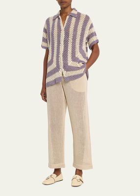 Open Weave Lounge Pant