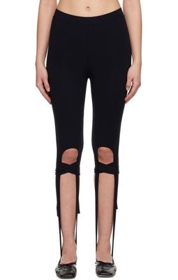 OPEN YY Black Strap Leggings