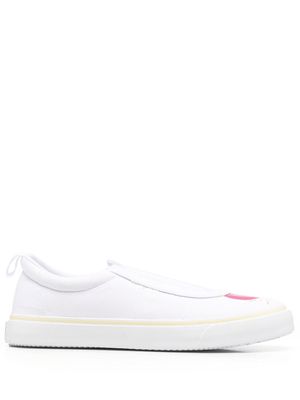 Opening Ceremony dragon print slip-on sneakers - White