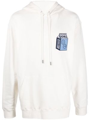 OPENING CEREMONY embroidered cotton hoodie - Neutrals