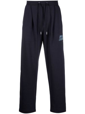 Opening Ceremony logo-embroidered straight trousers - Blue
