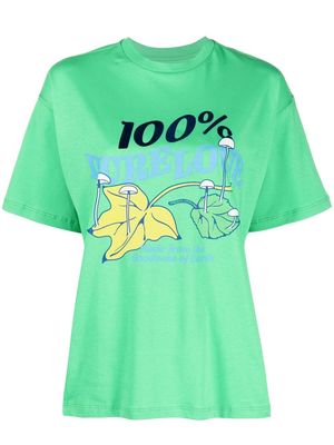 Opening Ceremony Pure Love print T-shirt - Green