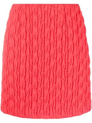 Opening Ceremony quilted mini skirt - Red