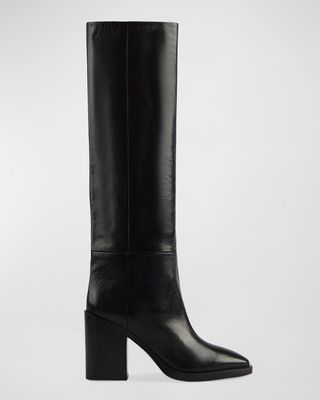 Ophelia Leather Knee Boots