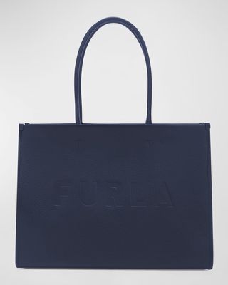 Opportunity Logo Leather Tote Bag