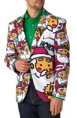 OppoSuits Cool Claus Christmas Blazer in Red