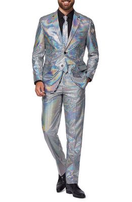 OppoSuits Disco Baller Two Button Notch Lapel Suit in Grey