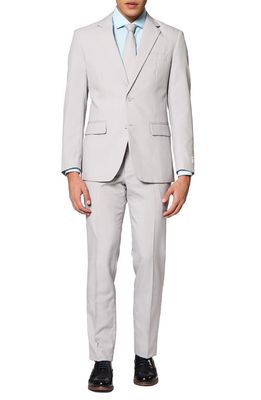 OppoSuits Groovy Solid Suit in Medium Grey