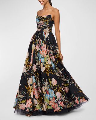 Opulent Rania Bustier Gown