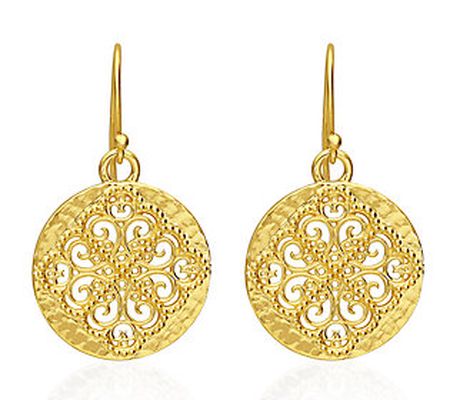 Or Paz Sterling Silver Filigree Earrings