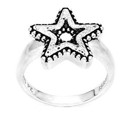 Or Paz Sterling Silver Star Ring