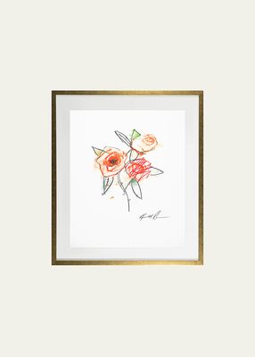 "Orange Rose - Flower 6" Giclee by Robert Robinson