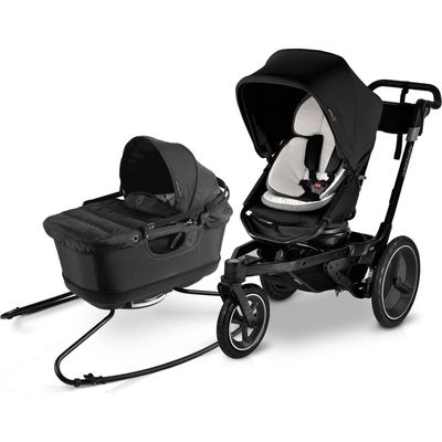 orbit baby® Jog & Sleep Bassinet & Stroller Travel System in Black/Black 