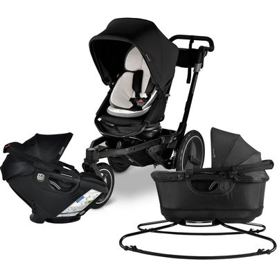 orbit baby® Jog, Sleep & Ride G5 Car Seat, Bassinet & Stroller Travel System in Black/Black 