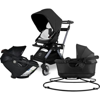 orbit baby® Stroll, Sleep & Ride G5 Car Seat, Bassinet & Stroller Travel System in Titanium/Black 