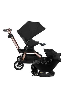 orbit baby Stroll & Ride G5 Car Seat & Stroller Travel System in Black Mer/Rose Gold