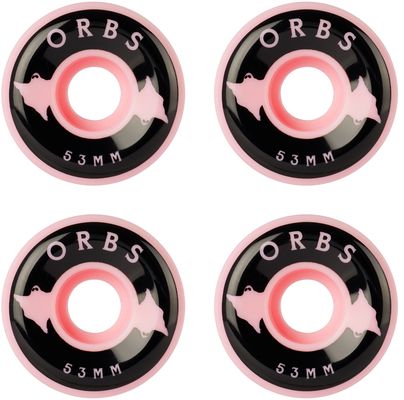 Orbs Pink Specters Skateboard Wheels, 56 mm