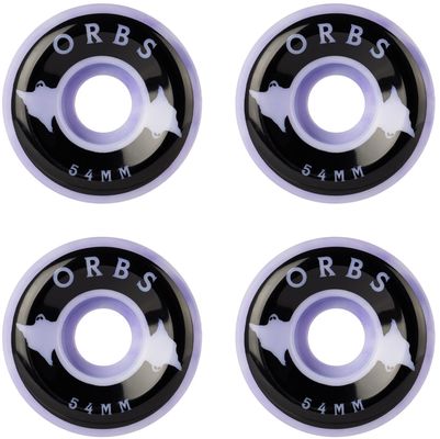 Orbs Purple Specters Skateboard Wheels, 54 mm