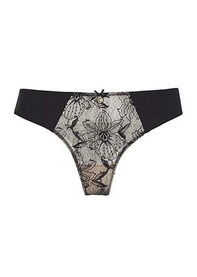 Orchids Lace Tanga Briefs
