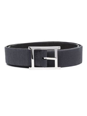 Orciani Chevrette reversible leather belt - Blue