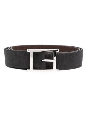Orciani Chevrette reversible leather belt - Brown