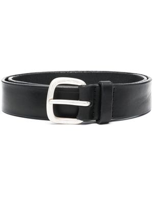 Orciani geometric buckle belt - Black