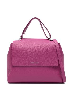 Orciani large Sveva leather shoulder bag - Pink