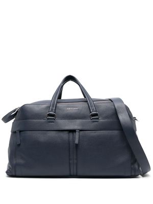Orciani leather holdall bag - NAVY