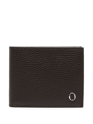 Orciani Micron bi-fold leather wallet - Brown