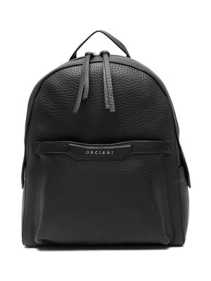 Orciani Posh leather backpack - Black