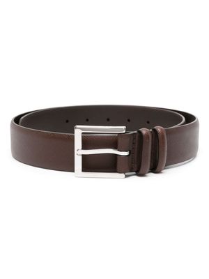 Orciani Saffiano leather belt - Brown