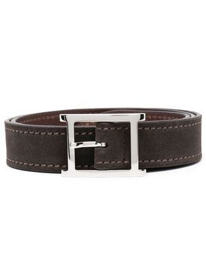 Orciani textured suede belt - Brown