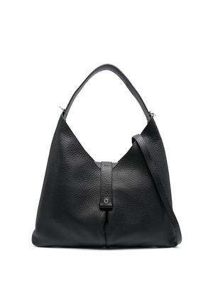 Orciani Vita Soft leather shoulder bag - Black