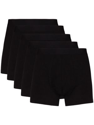 Organic Basics six-pack organic cotton-blend boxers - Black