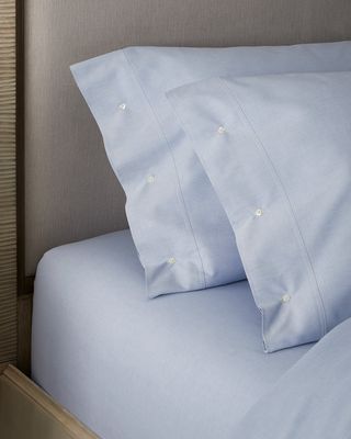 Organic Oxford Solid Standard Pillowcase, Pair
