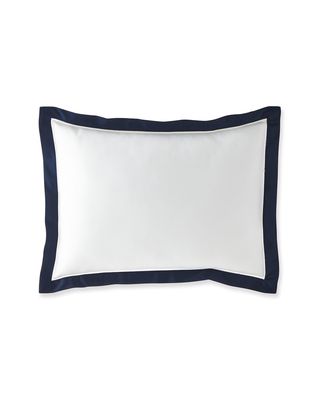 Organic Sateen Border Pillow