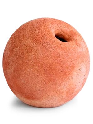 Origin Made Salt round-shape vase - Orange