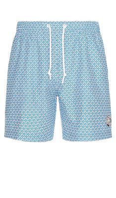 Original Penguin Recycled Poly Swim Short in Baby Blue