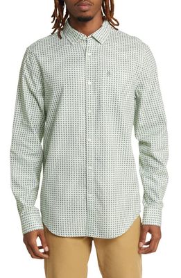 Original Penguin Tennis Ball Oxford Button-Up Shirt in Silt Green