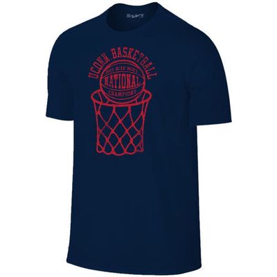 Original Retro Brand Navy UConn Huskies 2023 NCAA Men's Basketball National Champions T-Shirt