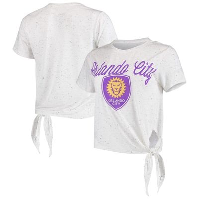 Orlando City SC Concepts Sport Women's Velocity Tie-Up T-Shirt - White