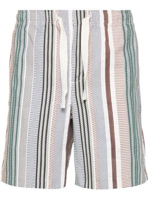 Orlebar Brown Alex patterned-jacquard shorts - White