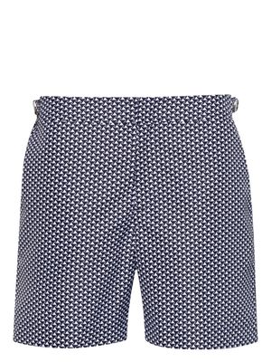 Orlebar Brown Bulldog Pax abstract-print swim shorts - Blue