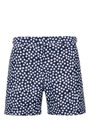 Orlebar Brown Bulldog star-print swim shorts - Blue