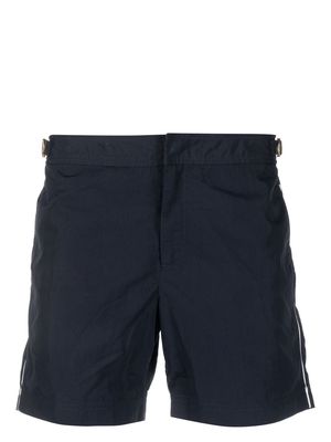 Orlebar Brown Bulldog stripe trim shorts - Blue