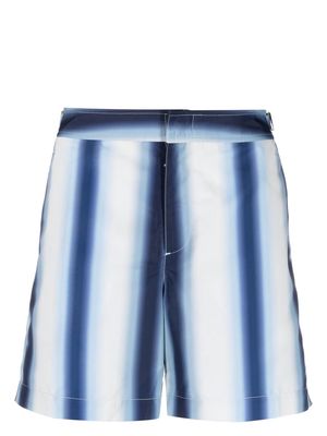 Orlebar Brown Bulldog striped swim shorts - Blue