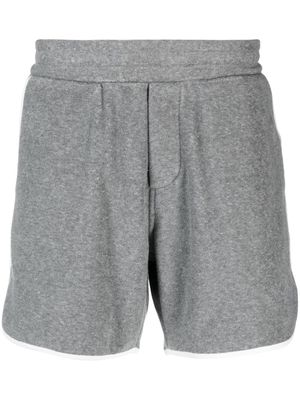 Orlebar Brown contrasting-trim slip-on track shorts - Grey