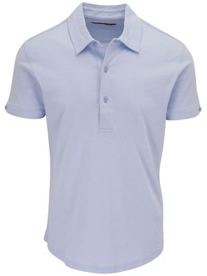 Orlebar Brown cotton-silk polo shirt - Blue