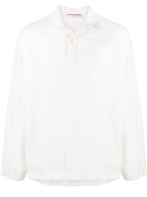 Orlebar Brown floral-print short-sleeve shirt - White