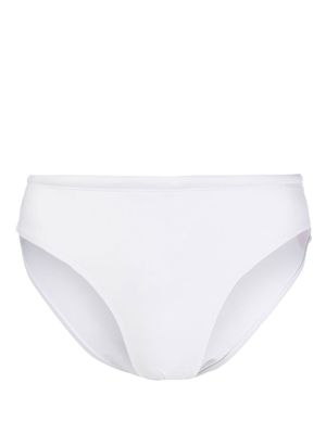 Orlebar Brown grahic-print swim trunks - White